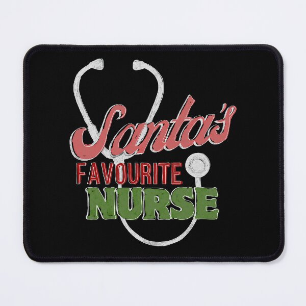 Item preview, Santa’s  favorite nurse Christmas Collection designed and sold by Lillieoandco.
