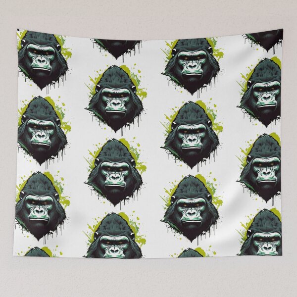 Item preview, "Majestic Gorilla Portrait T-Shirt" designed and sold by ArtistKunal123.