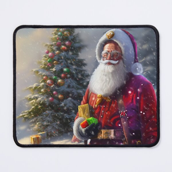 Item preview, Santa Claus,Oil painting,Festive illustration, designed and sold by Mickeymouse2023.