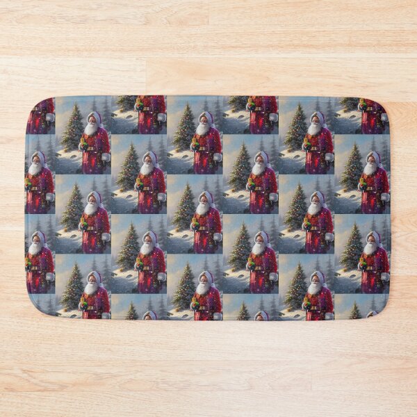 Item preview, Santa Claus,Oil painting,Festive illustration, designed and sold by Mickeymouse2023.