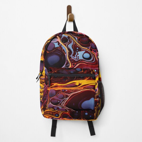 Item preview, Fiery Flow: Amber and Ebony Abstract Patterns designed and sold by VectorPlace.