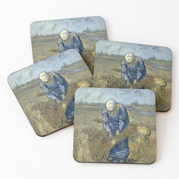 Item preview, Vincent Van Gogh - Peasant Woman Binding Sheaves designed and sold by tomorrowsart.