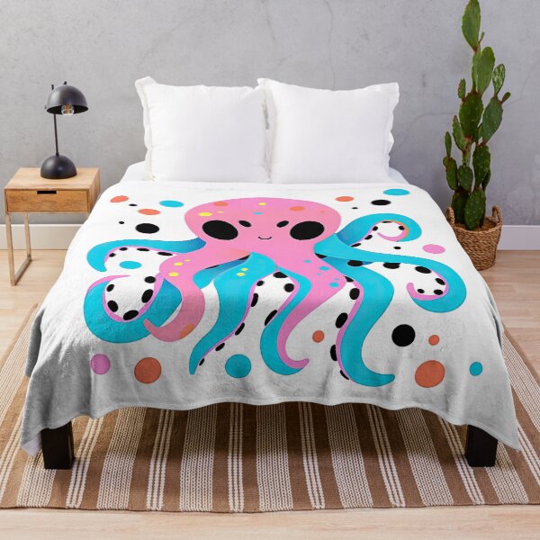 Item preview, Joyful Polka Dot Octopus designed and sold by DenseColor.