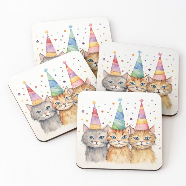 Item preview, Birthday Cats designed and sold by sophiesdesigns53.