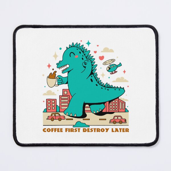 Item preview, Coffee First Destroy Later designed and sold by Quilimo Studio.