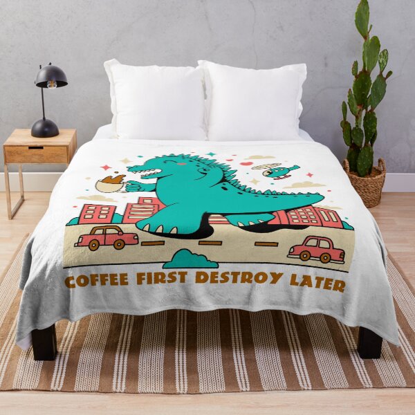 Item preview, Coffee First Destroy Later designed and sold by Quilimo Studio.