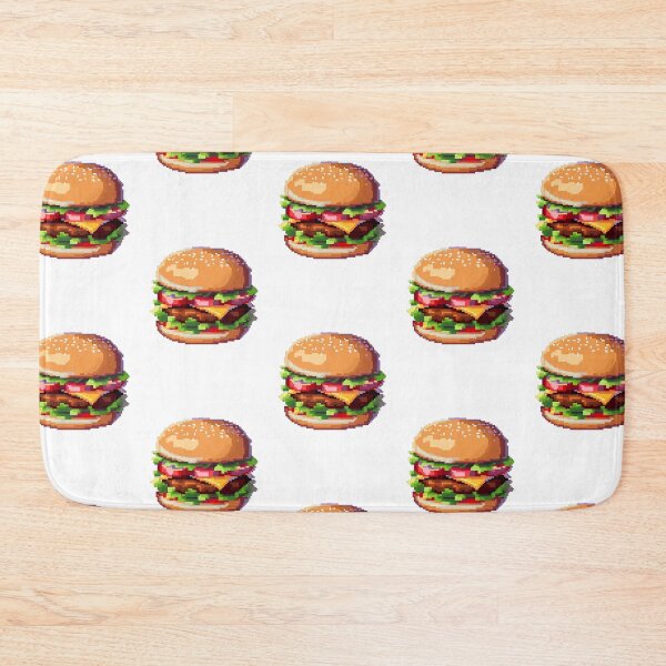 Item preview, Burger - Pixel art designed and sold by octoboobs.