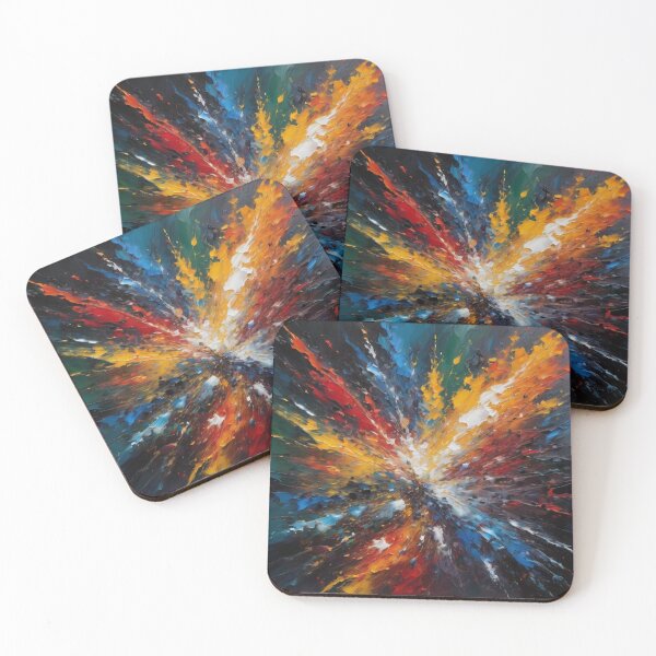 Item preview, Explosion - Palette Knife Digital Painting designed and sold by shutterrudder.