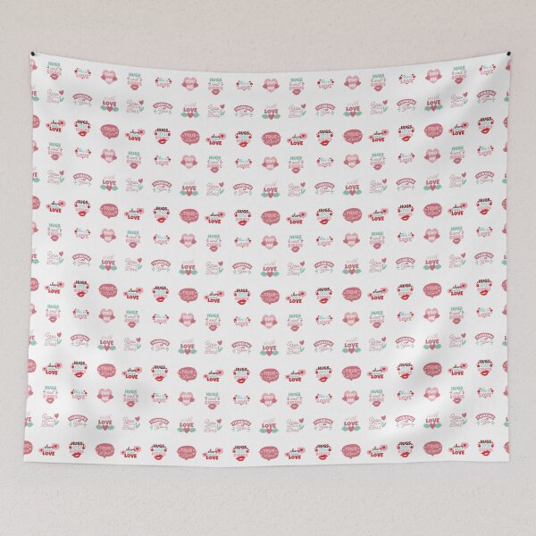 Item preview, hugs and kisses, this is love designed and sold by huape.