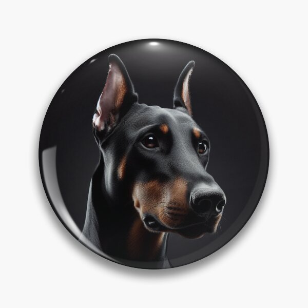 Item preview, Realistic Doberman Pawtrait designed and sold by PawtraitRealism.