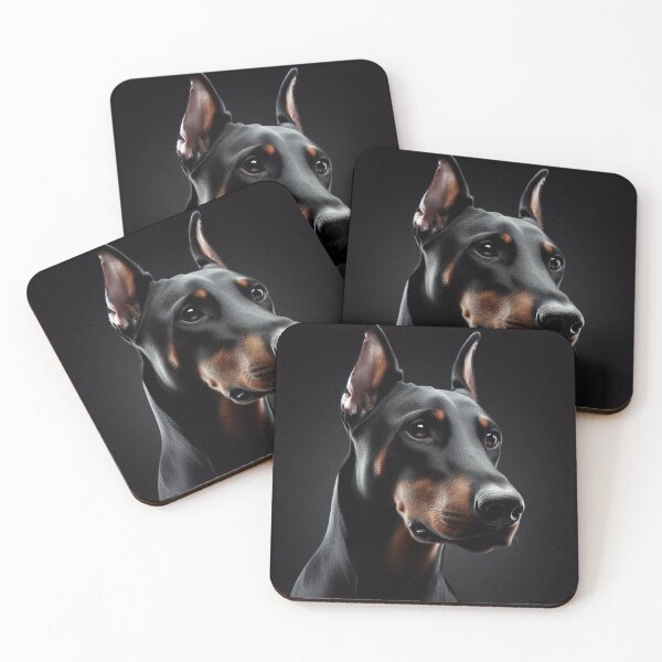 Item preview, Realistic Doberman Pawtrait designed and sold by PawtraitRealism.