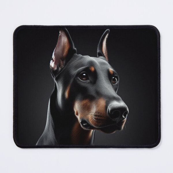 Item preview, Realistic Doberman Pawtrait designed and sold by PawtraitRealism.