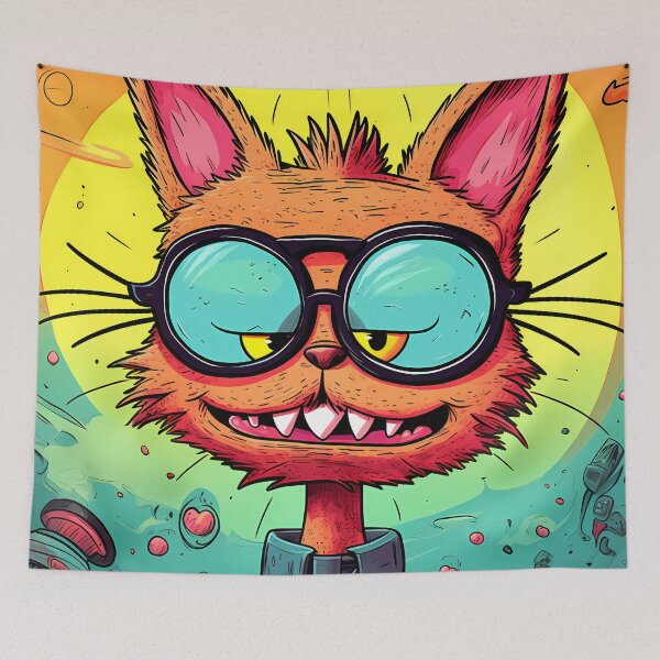 Item preview, The Scholarly Cat in the City designed and sold by HisoTorDesign.
