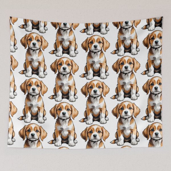 Item preview, "Adorable Paws: Whimsical Puppy Illustration T-Shirt" designed and sold by ArtistKunal123.