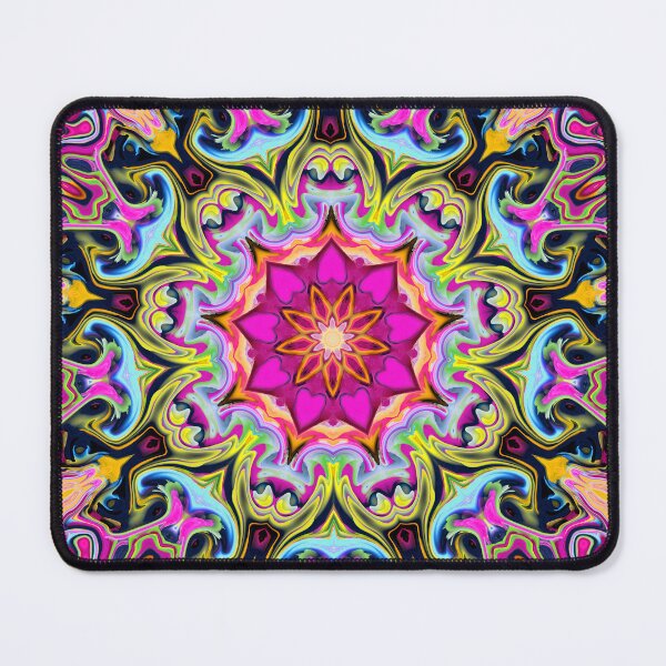 Item preview, 9-sided Geometric Psychedelic Fractal Flower (1039) designed and sold by MeltMore.