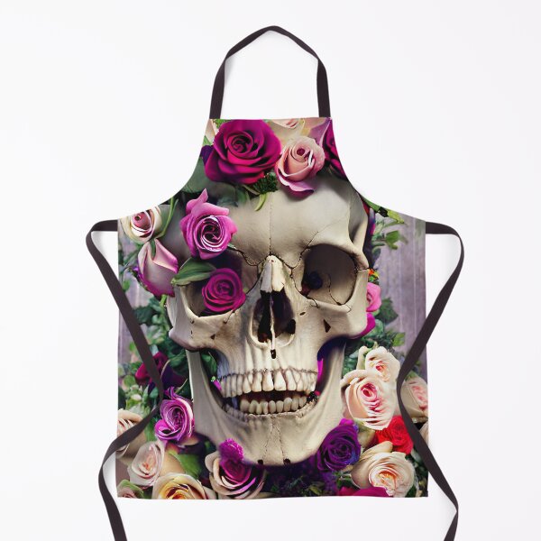 Item preview, Floral Skull - Rest in Peace - Petals - Bloom Design designed and sold by HeavyHits.