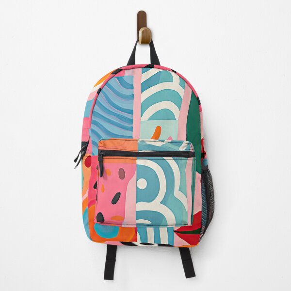 Item preview, Expressionist Face with Colorful Abstract Shapes designed and sold by GulDesignCo.