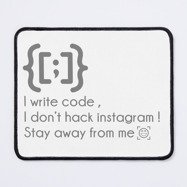 Item preview, Code Writer, Not a Hacker: Stay Away Design designed and sold by HarbeShop.