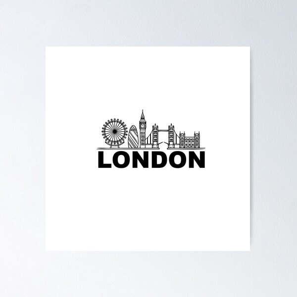Item preview, london city skyline designed and sold by DeluxBee.