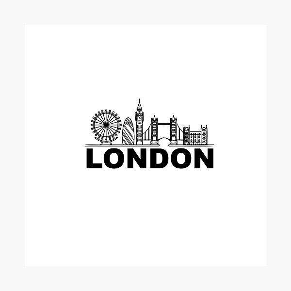 Item preview, london city skyline designed and sold by DeluxBee.