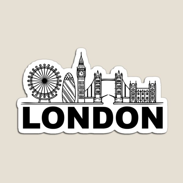 Item preview, horizonte de la ciudad de Londres designed and sold by DeluxBee.
