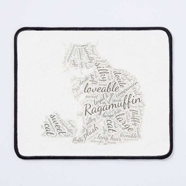 Item preview, Ragamuffin Wordcloud for Lighter Backgrounds designed and sold by WordsYouLove.