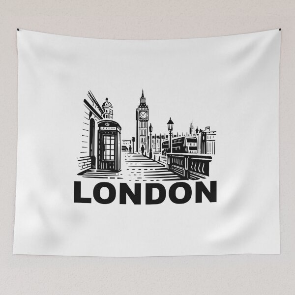 Item preview, london city skyline designed and sold by DeluxBee.