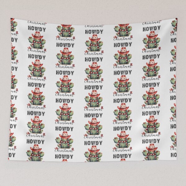 Item preview, Howdy Christmas,Western Christmas,Cowboy Christmas  designed and sold by BotunPeony.