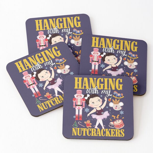 Item preview, Cute Hanging with My Nutcrackers Squad Ballet Dance School Dancing Christmas designed and sold by LittleZea.