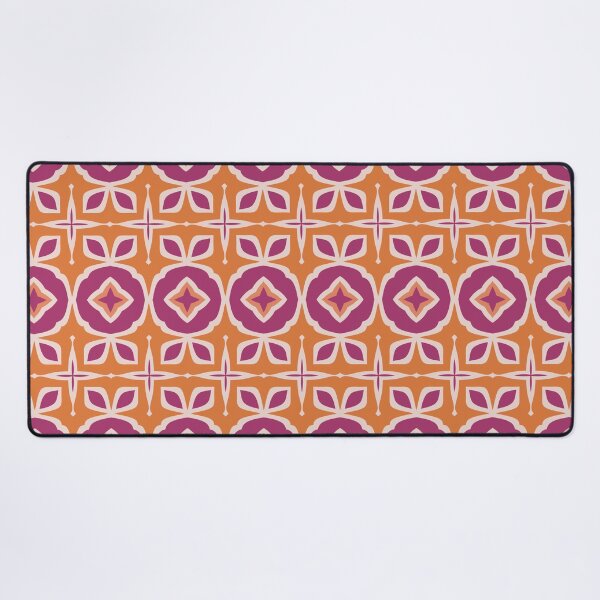 Item preview, Retro candy pattern - intense pink and orange designed and sold by Lia Zarpin.