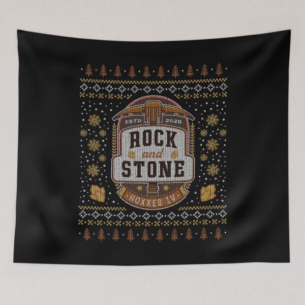 Item preview, Rock And Stone Ugly Sweater designed and sold by Lagelantee.