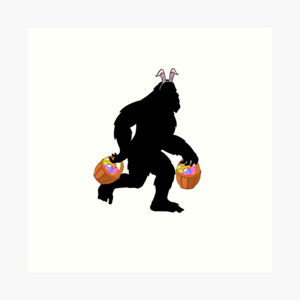 Item preview,  BIGFOOT SASQUATCH Silly Funny Easter Sunday Big Foot Hip Gift Trendy GONE SQUATCHIN' designed and sold by starkle.