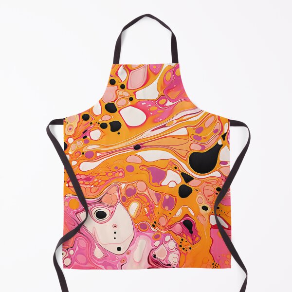 Item preview, Citrus Blush: Vibrant Orange and Pink Abstract designed and sold by VectorPlace.
