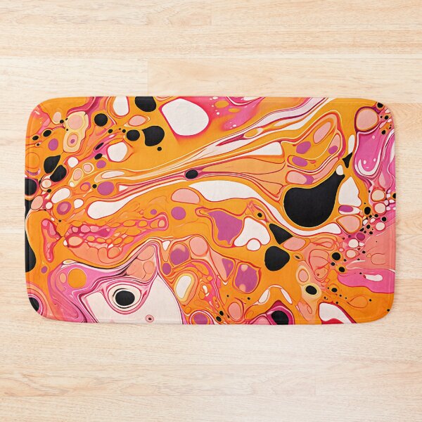 Item preview, Citrus Blush: Vibrant Orange and Pink Abstract designed and sold by VectorPlace.