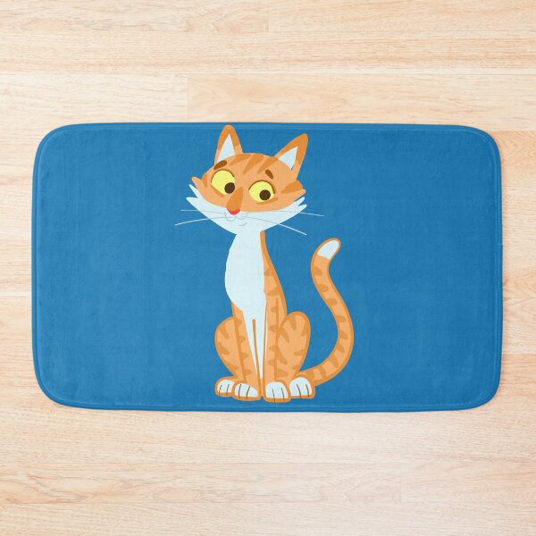 Item preview, orange cat is sitting and looking happily designed and sold by duxpavlic.