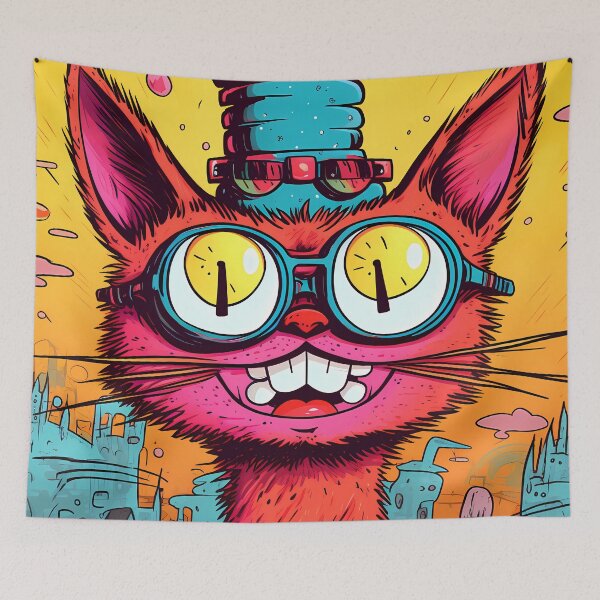Item preview, The Cat in the City of Lights designed and sold by HisoTorDesign.