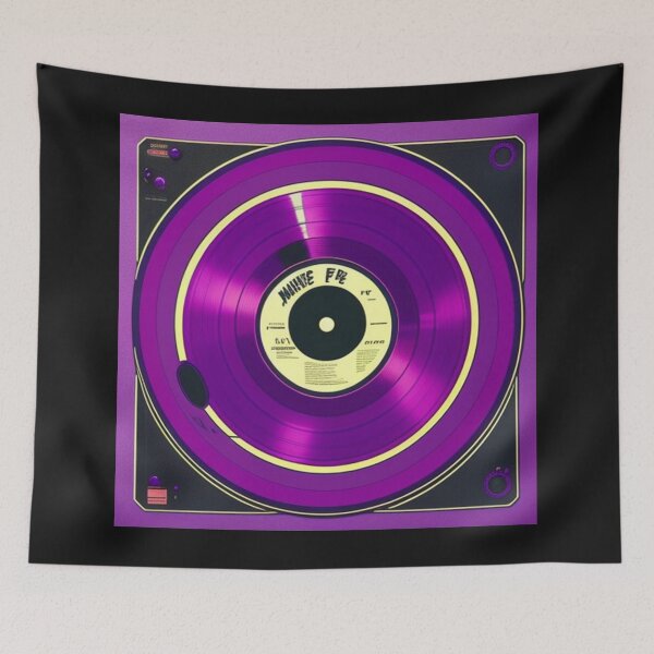 Item preview, Purple Vinyl Turntable designed and sold by musicgeniusart.