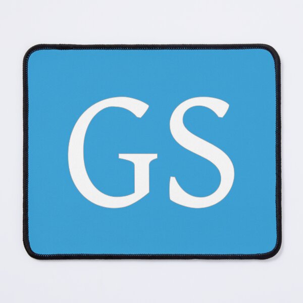 Item preview, GS Initials Monogram Elegant White Letters designed and sold by Jeallan Designs.