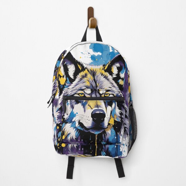 Item preview, Ink Splatter Wolf designed and sold by RoxanneG.