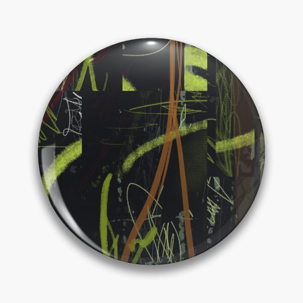 Item preview, "Illuminated Obscurity" - Black and Yellow Abstract Modern Art Original Artwork Digital Painting  designed and sold by pngrktes-art.