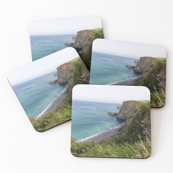 Item preview, Bright Blue Sea along the cliffs of Cornwall designed and sold by ast-photography.