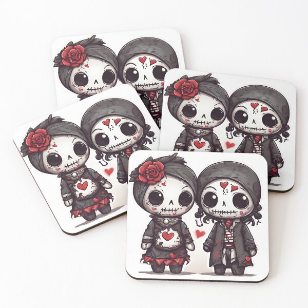 Item preview, Cute and Creepy Voodoo Chibi Characters designed and sold by FigmentPigments.