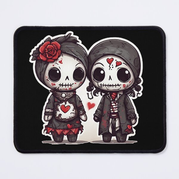 Item preview, Cute and Creepy Voodoo Chibi Characters designed and sold by FigmentPigments.