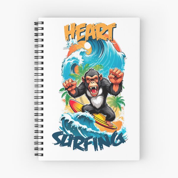 Item preview, Fierce monkey Surfing designed and sold by PETS ABC.
