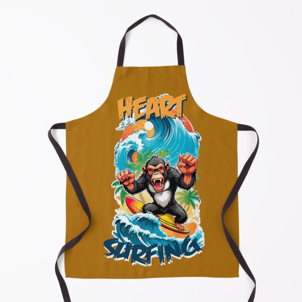 Item preview, Fierce monkey Surfing designed and sold by PETS ABC.
