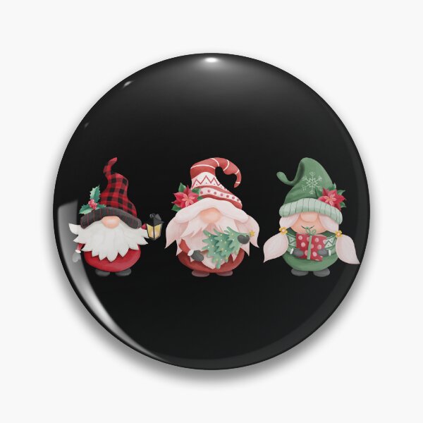 Item preview,  Three Gnomes Merry Christmas Santa Claus designed and sold by LionessLove.