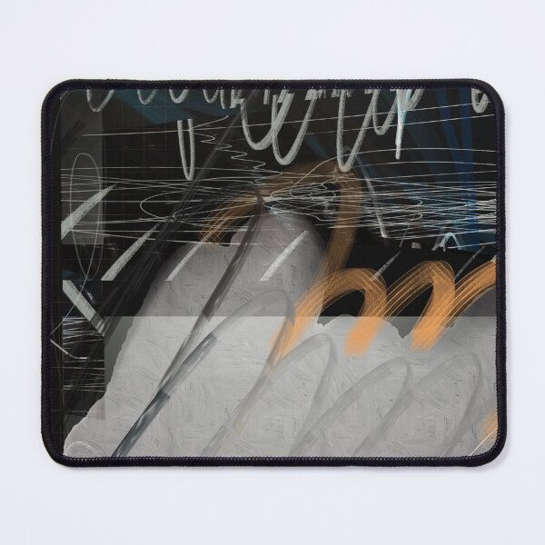 Item preview, "Fading Memories" - Original Abstract Contemporary Black Gray Yellow Grey designed and sold by pngrktes-art.