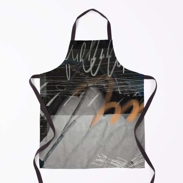 Item preview, "Fading Memories" - Original Abstract Contemporary Black Gray Yellow Grey designed and sold by pngrktes-art.