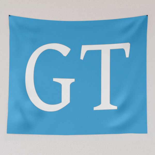 Item preview, GT Initials Monogram Elegant White Letters designed and sold by Jeallan Designs.