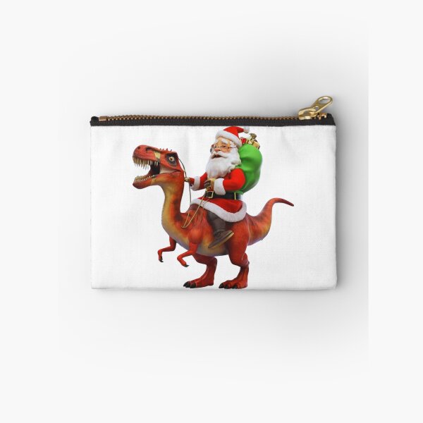 Item preview,  Santa Riding Dinosaur T rex designed and sold by ColorMarketNew.